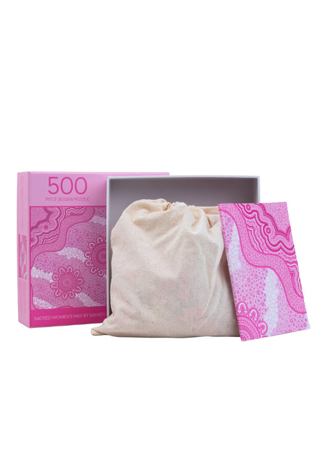 Sacred Women's Way 500 Piece Indigenous Artwork Puzzle