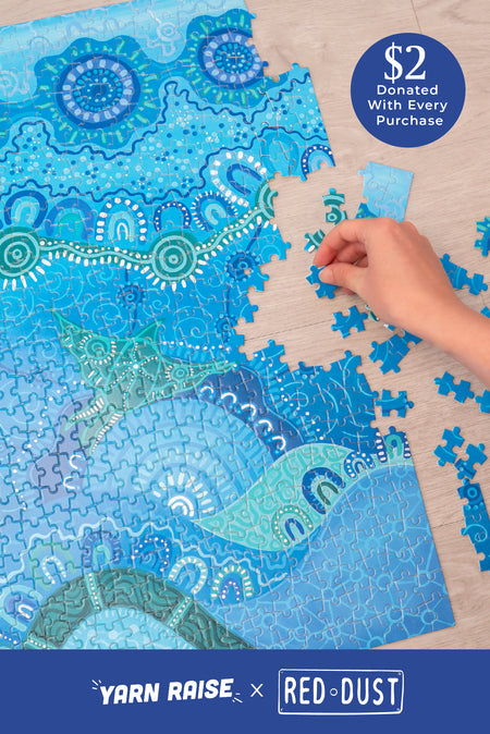 Together We Rise 500 Piece Indigenous Artwork Puzzle