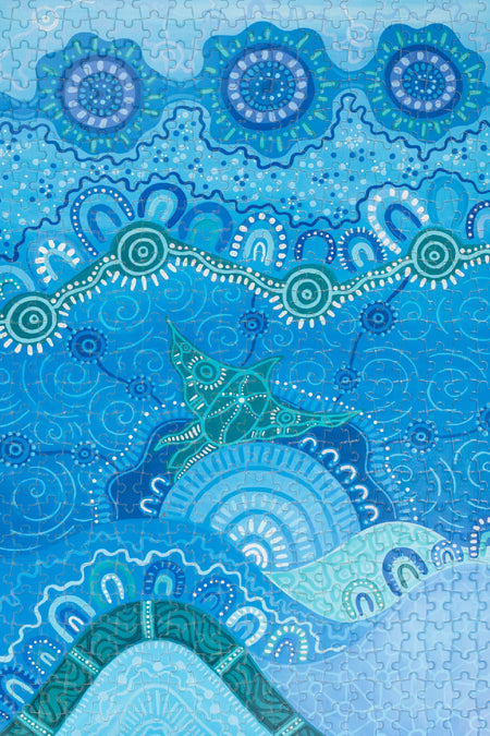 Together We Rise 500 Piece Indigenous Artwork Puzzle