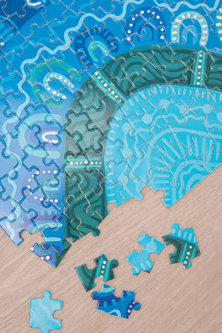 Together We Rise 500 Piece Indigenous Artwork Puzzle