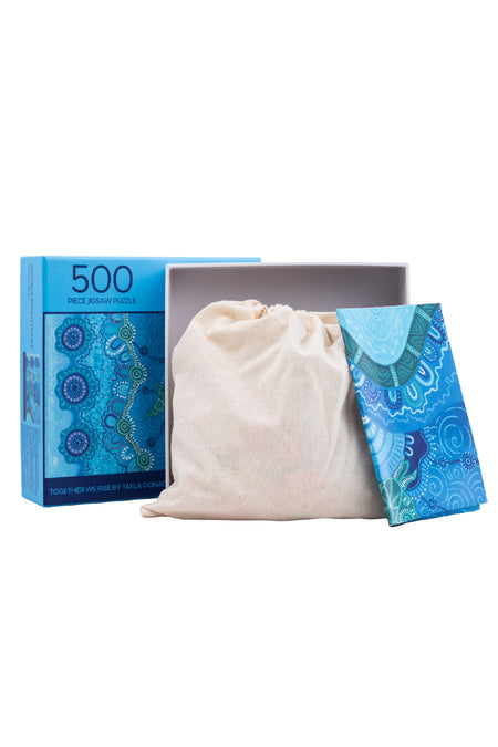 Together We Rise 500 Piece Indigenous Artwork Puzzle