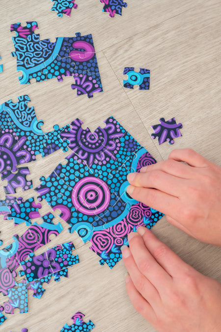 Flourish 100 Piece Indigenous Artwork Puzzle