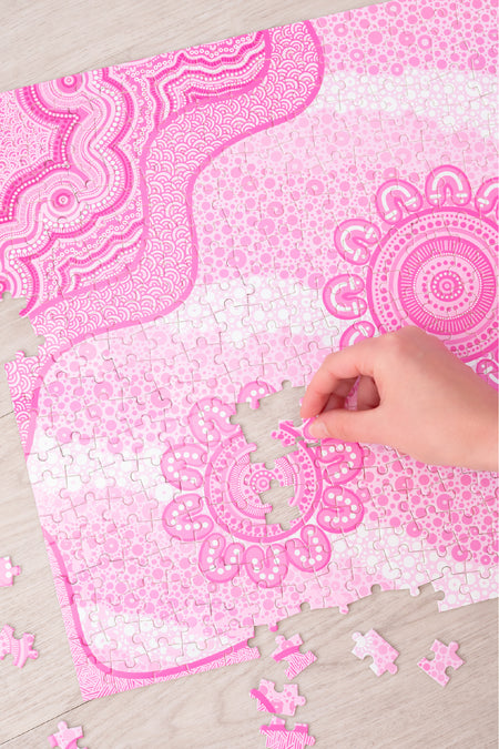 Sacred Women's Way 500 Piece Indigenous Artwork Puzzle