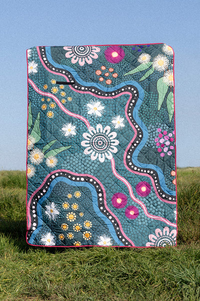 Gathering Tracks Sand Free Premium Quilted Picnic Rug (150cm x 200cm)