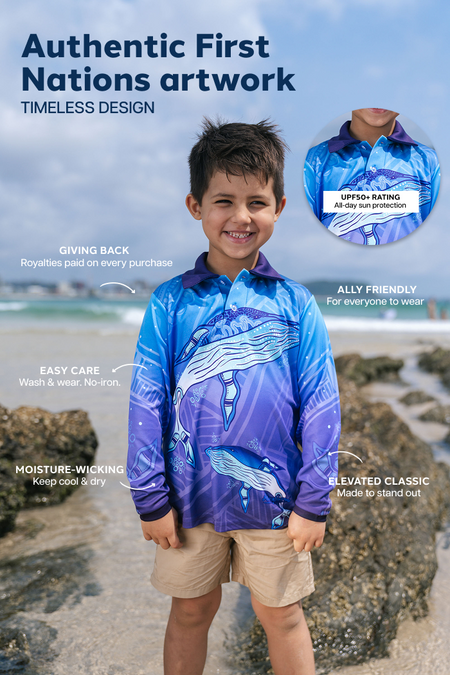 Jarrawoir NAIDOC 2026 Kids Polo Shirt