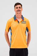 (Custom) Deadly Dads High Vis Fluoro Orange Unisex Polo Shirt