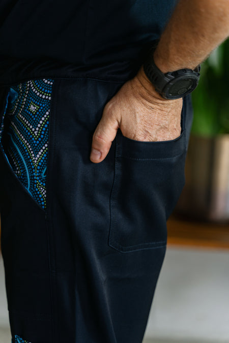 Deadly Dads Unisex Cargo Scrub Pants