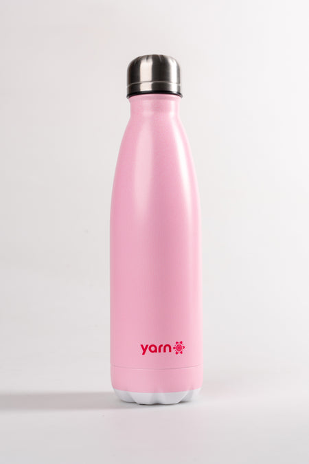 Sacred Women's Way Ribbon (Pink) Vacuum Insulated Double Walled Stainless Steel Water Bottle