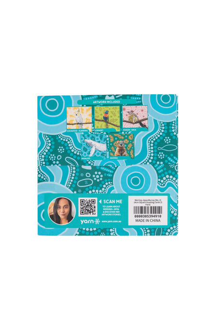 Merring-Jippa Murray (No. 2) 14cm Square Greeting Cards (5 Pack)