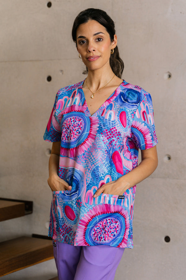 My Journey Women’s Three Pocket Scrub Top