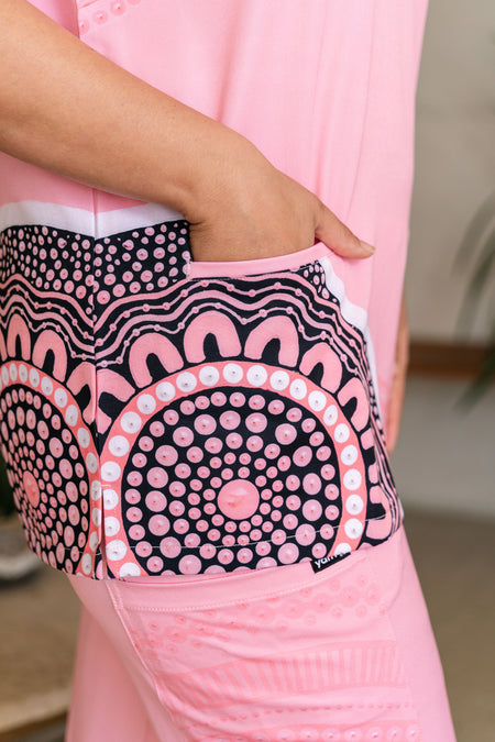 Boobie Sista Women's Cargo Scrub Pants