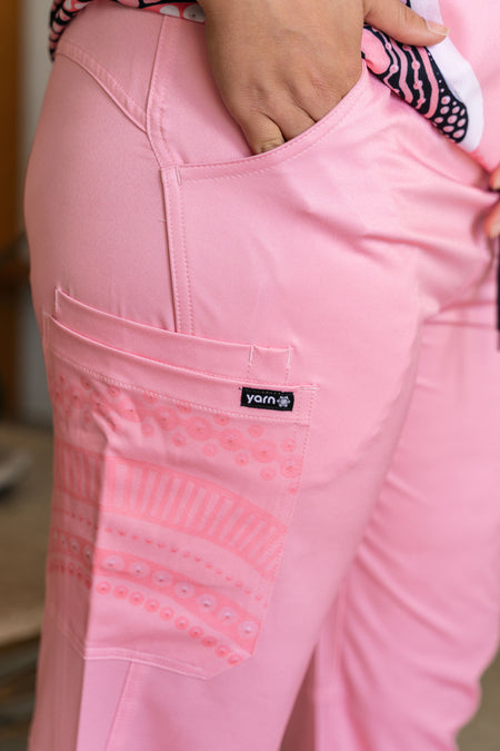 Boobie Sista Women's Cargo Scrub Pants