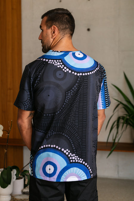 Future Dreaming Essence Unisex Three Pocket Scrub Top