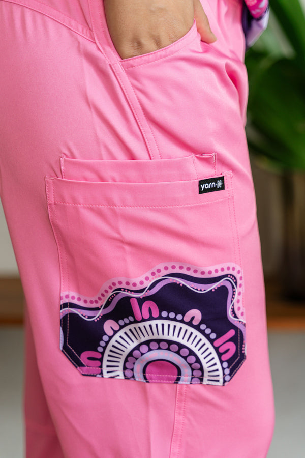 A Woman's Connection Women's Cargo Scrub Pants