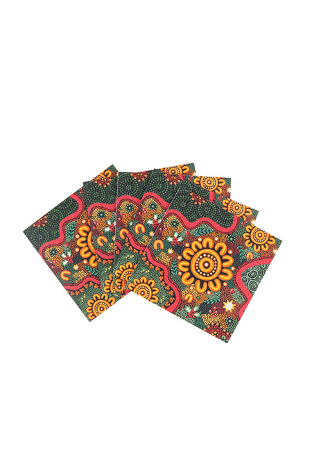Harmony 14cm Square Greeting Cards (5 Pack)