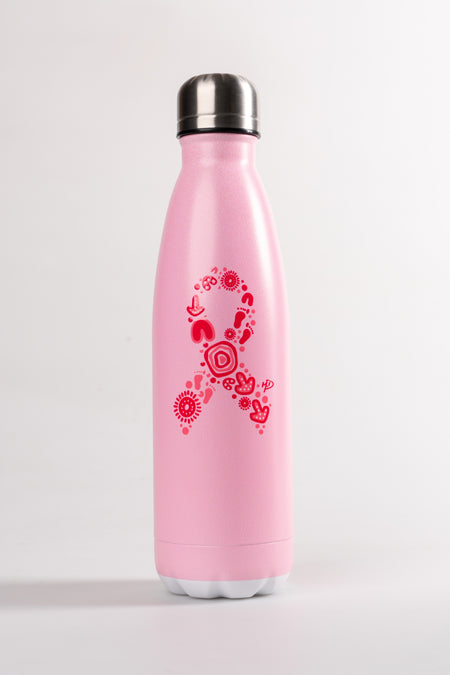 Sacred Women's Way Ribbon (Pink) Vacuum Insulated Double Walled Stainless Steel Water Bottle