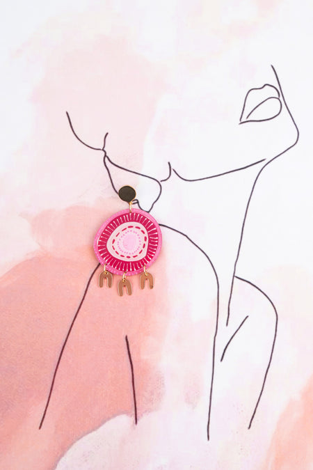 Djeran Acrylic Hanging Earrings