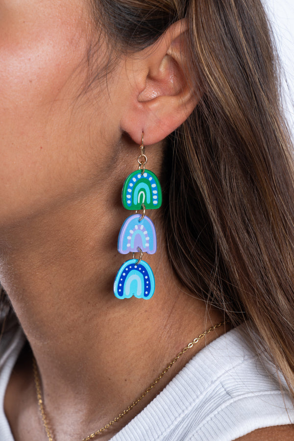 Together We Rise Acrylic Hanging Earrings