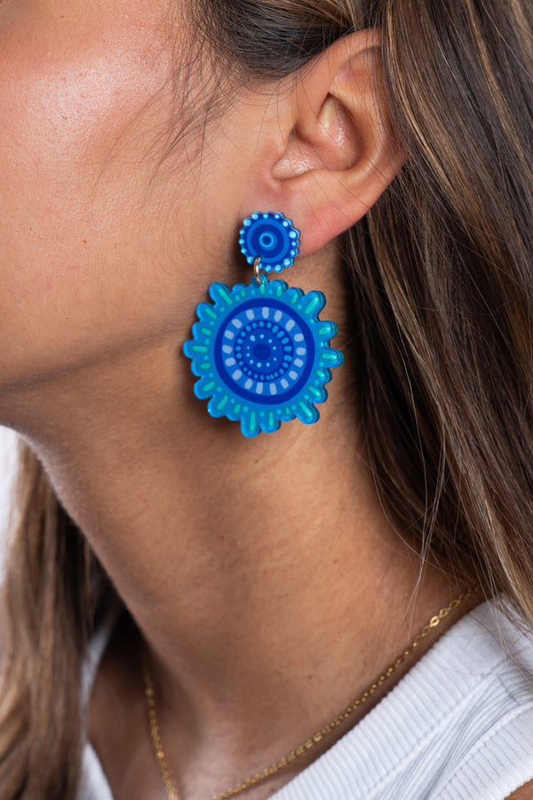 Together We Rise Acrylic Statement Earrings