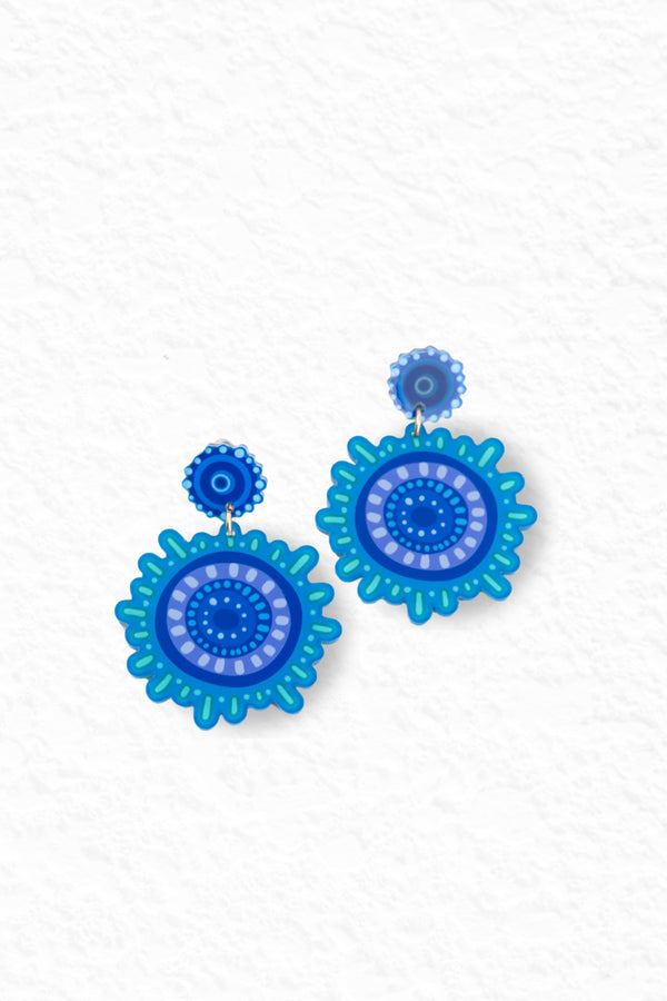 Together We Rise Acrylic Statement Earrings