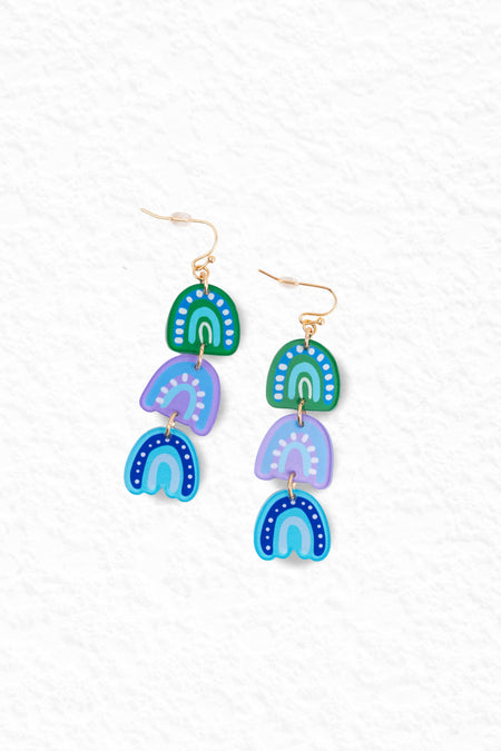 Together We Rise Acrylic Hanging Earrings