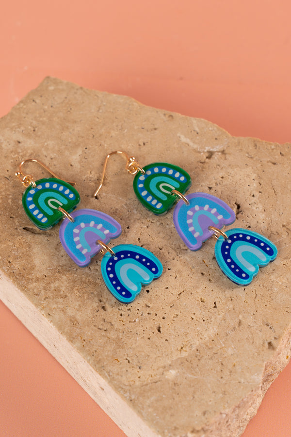 Together We Rise Acrylic Hanging Earrings