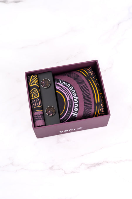 Our Connection Gift Box (Tie, Pocket Square, Cufflinks)