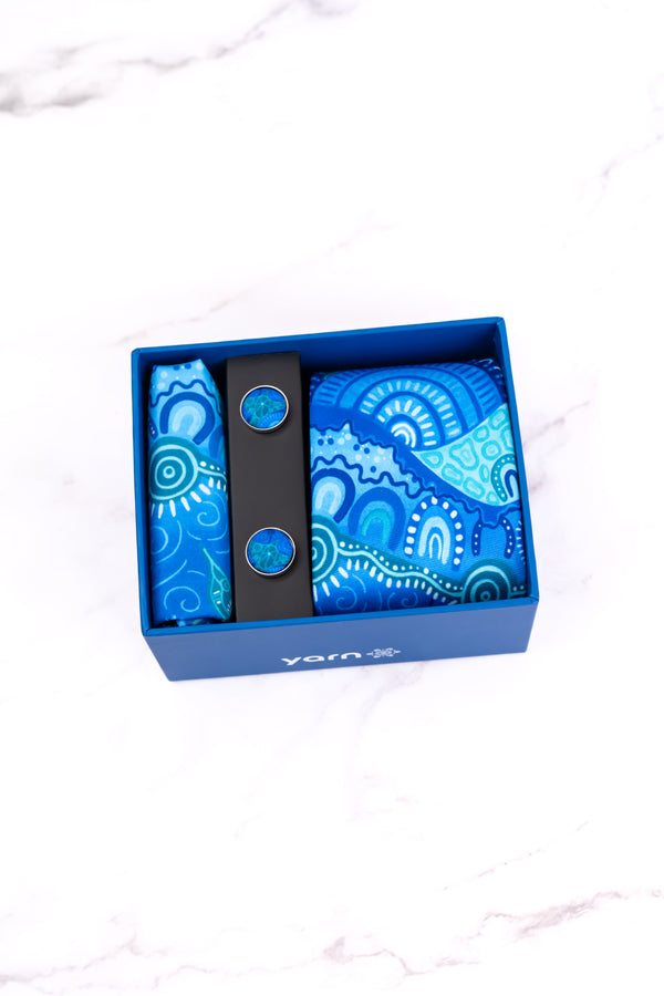 Together We Rise Gift Box (Tie, Pocket Square, Cufflinks)