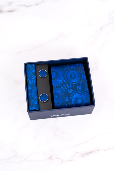 Under Moonlight Gift Box (Tie, Pocket Square, Cufflinks)