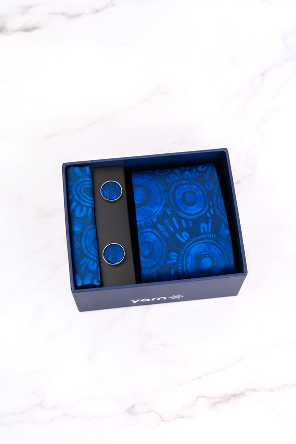 Under Moonlight Gift Box (Tie, Pocket Square, Cufflinks)