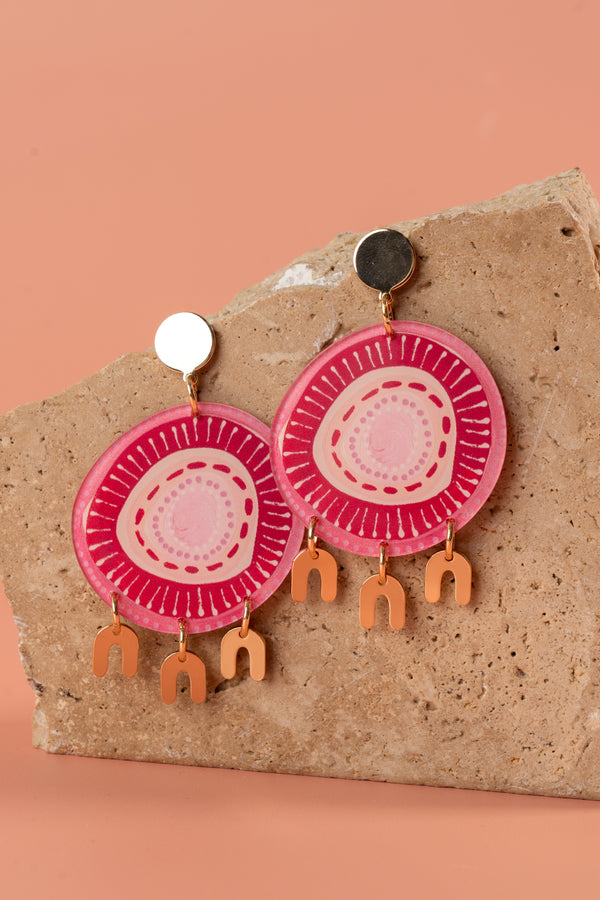 Djeran Acrylic Hanging Earrings