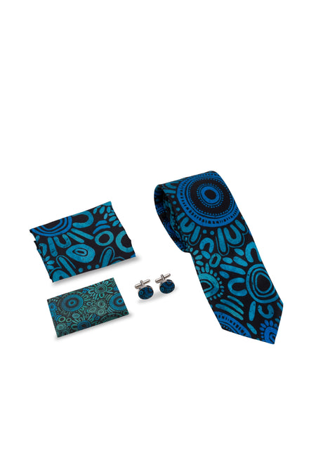 Sea Life Gift Box (Tie, Pocket Square, Cufflinks)