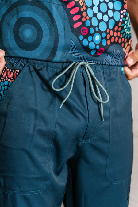 Dilaang Unisex Cargo Scrub Pants