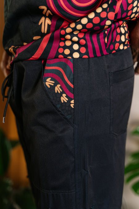 Ngabun Unisex Cargo Scrub Pants