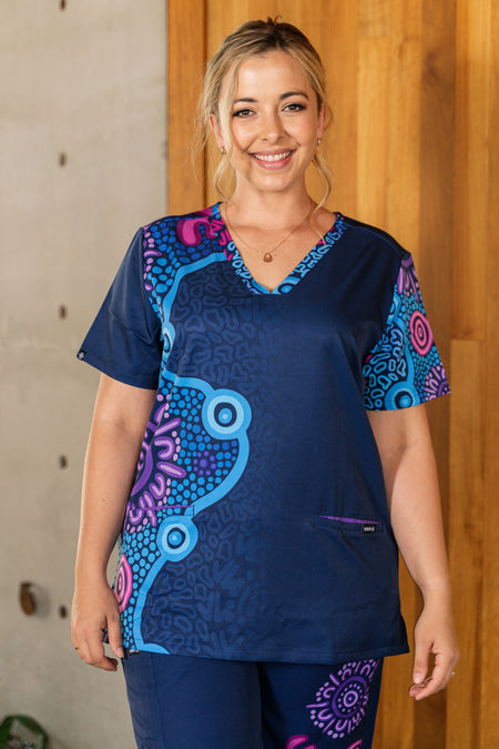 Flourish Women’s Three Pocket Scrub Top