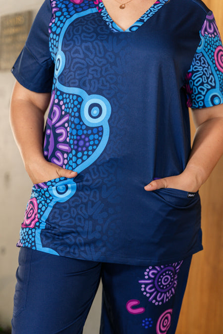 Flourish Women’s Three Pocket Scrub Top