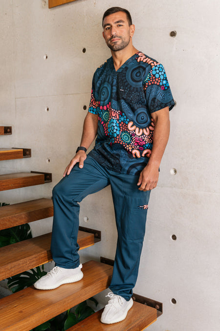 Dilaang Unisex Cargo Scrub Pants