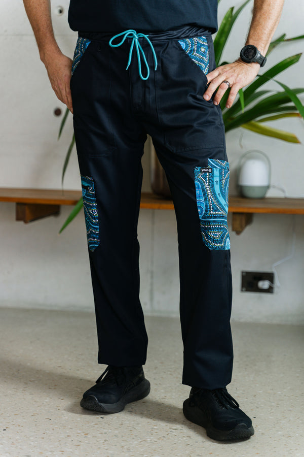 Deadly Dads Unisex Cargo Scrub Pants