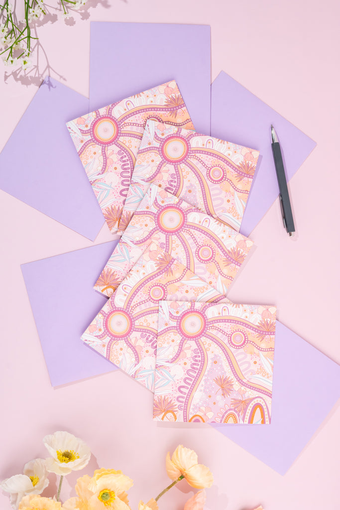 A Bright Future 14cm Square Greeting Cards (5 Pack)