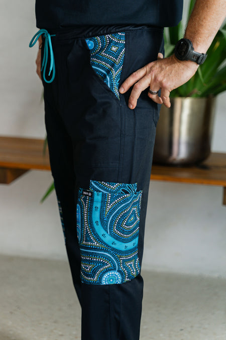 Deadly Dads Unisex Cargo Scrub Pants