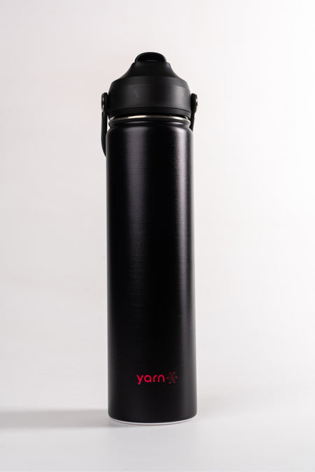 Sacred Women's Way Ribbon (Black) Insulated Stainless Steel 750mL Drink Bottle