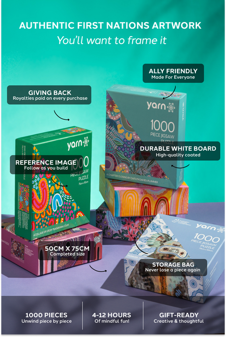 A Chapter Closing 1000 Piece Indigenous Artwork Puzzle