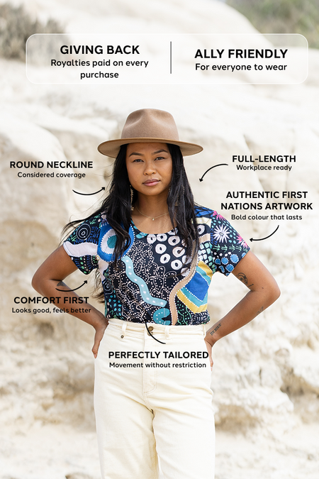 Our Beautiful Country Women's Fashion Top