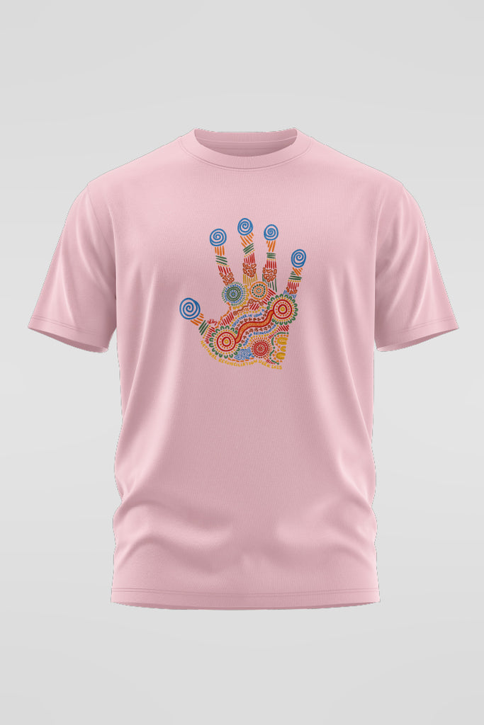 Imprint Of Change 'Reconciliation Week' Pink Cotton Crew Neck Kids T-Shirt