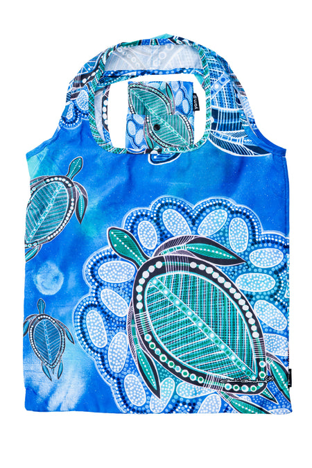 Charlie Chambers Jnr Artist Collection rPET Reusable Fold-Up Shopping Bag (3 Pack) with Drawstring Bag