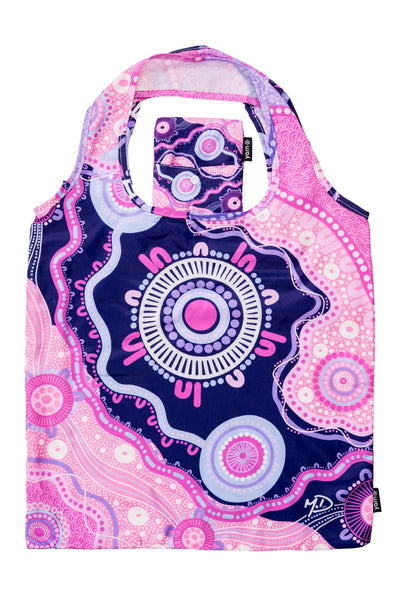 Mandy Draper Artist Collection rPET Reusable Fold-Up Shopping Bag (3 P