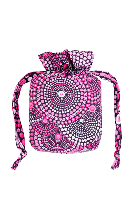 Eulalia Martin Artist Collection rPET Reusable Fold-Up Shopping Bag (3 Pack) with Drawstring Bag