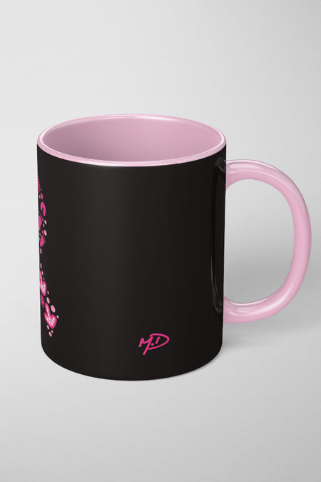 Sacred Women's Way Ribbon (Black) Ceramic Coffee Mug