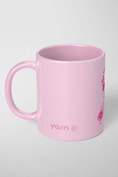 Sacred Women's Way Ribbon (Pink) Ceramic Coffee Mug