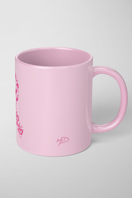 Sacred Women's Way Ribbon (Pink) Ceramic Coffee Mug